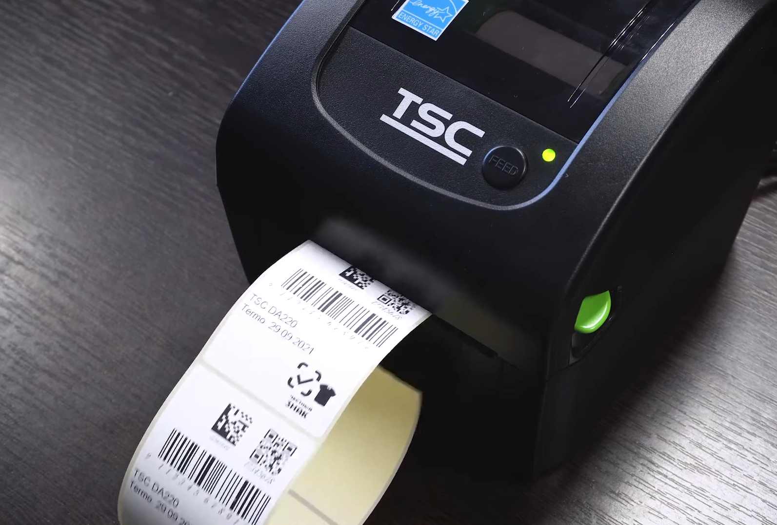 Печать на принтере TSC DA220.