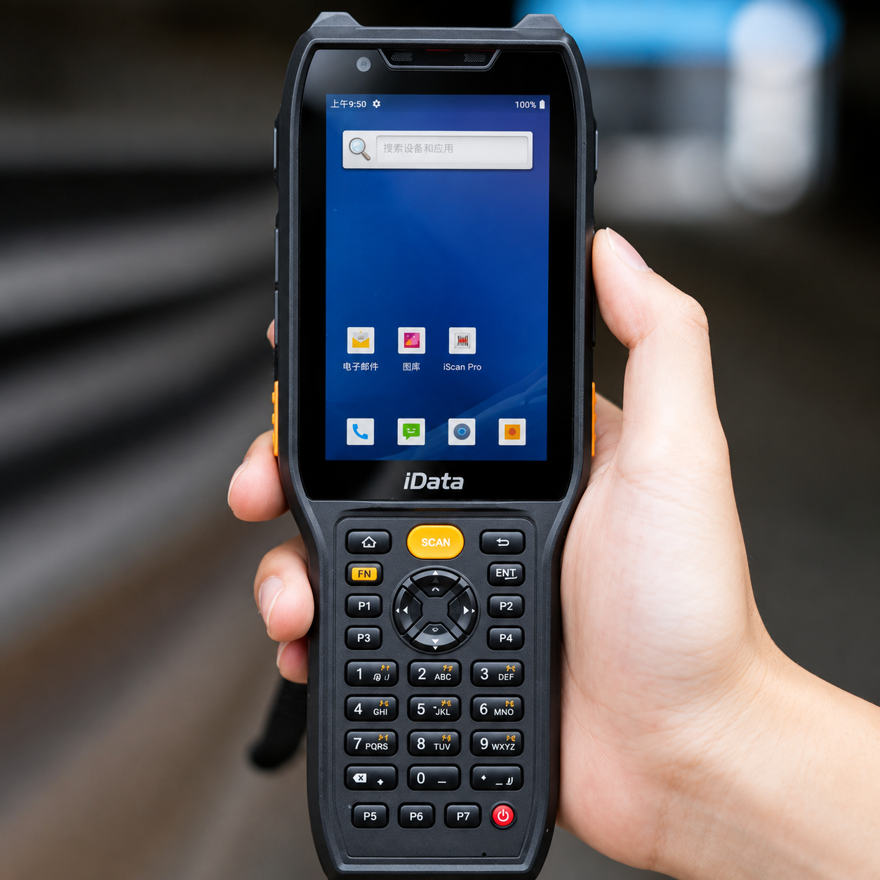 Эргономика iData K8.