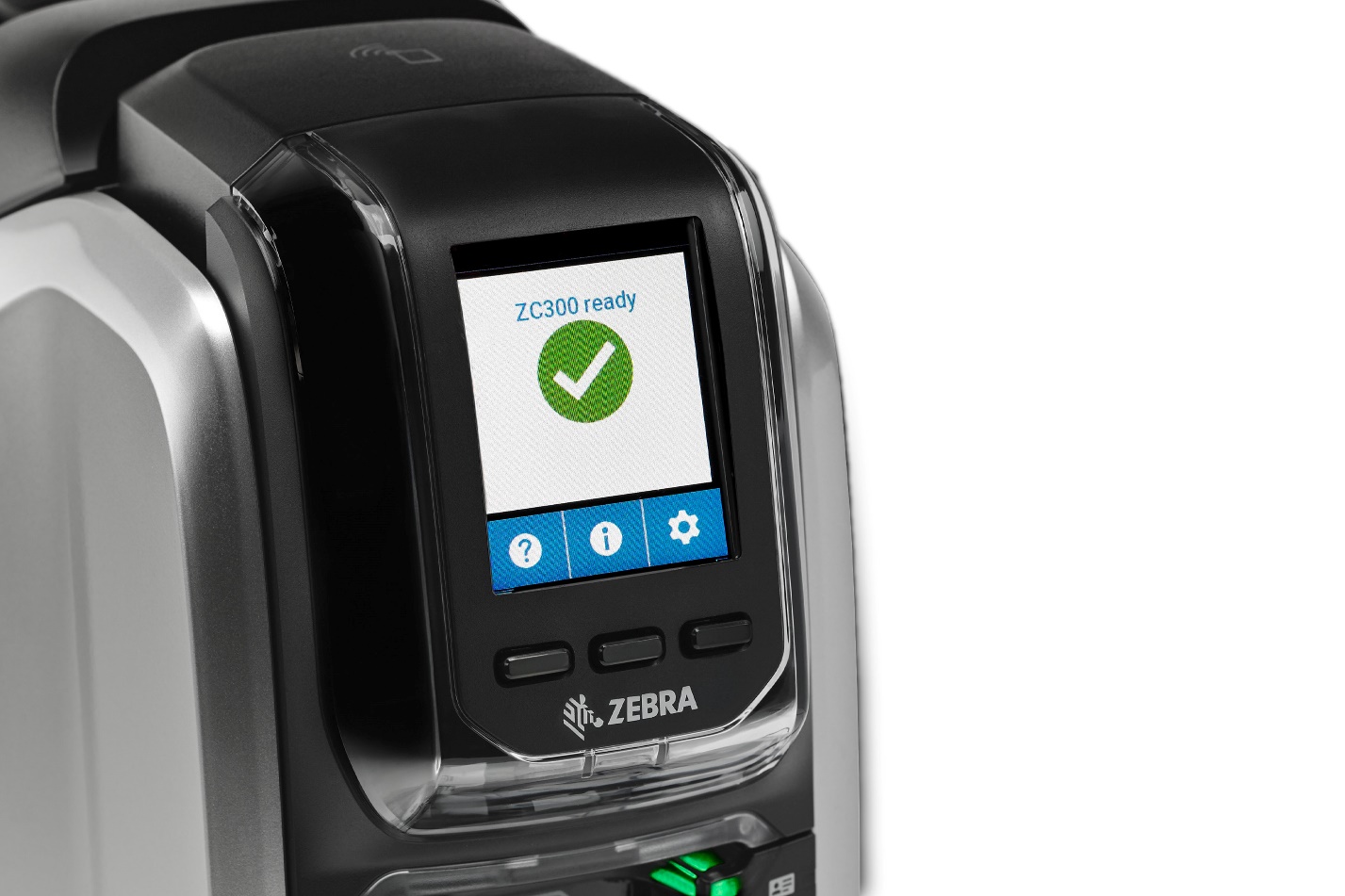 Дисплей принтера Zebra ZC300.