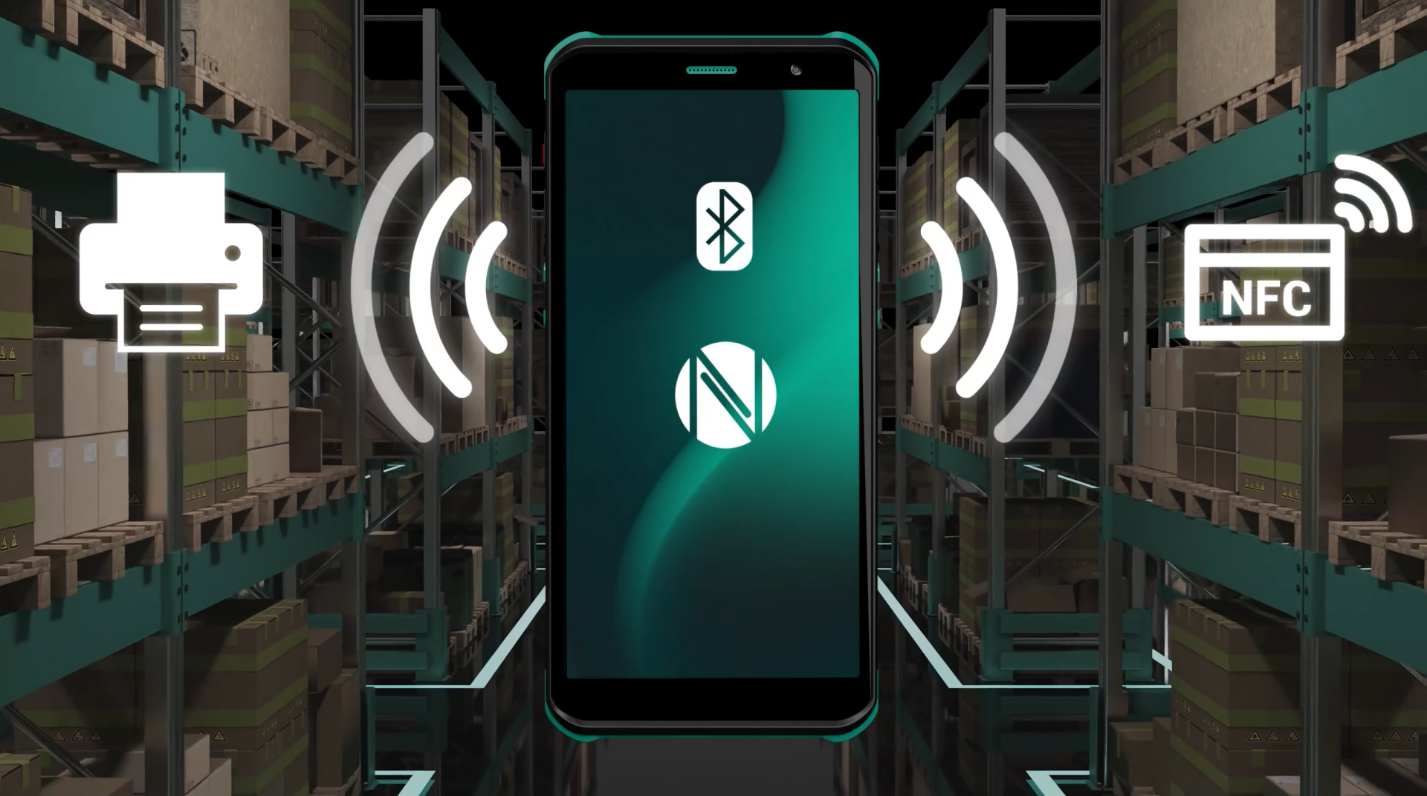 Беспроводные интерфейсы терминала Mindeo D60.