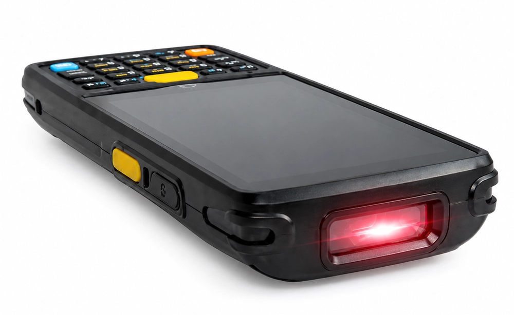 Терминал оснащён сканером iData DS7000 Pro.