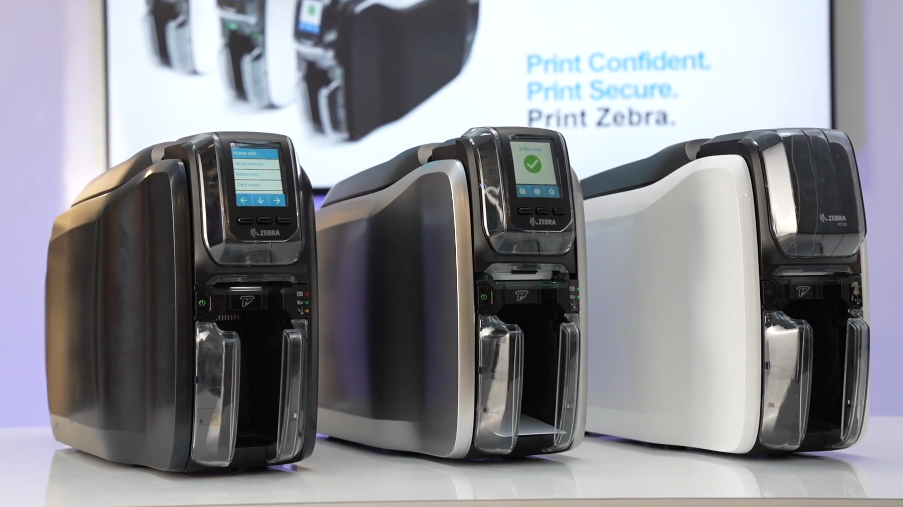 Ряд принтеров линейки Zebra ZC Series.