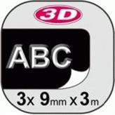Картридж для принтера этикеток Dymo Omega 9 мм х 3 м S0847730
