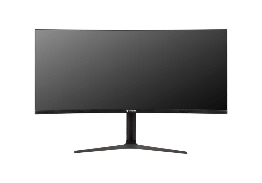 Монитор Irbis NobleView INV38UIDR 37.5",  3840 x 1600 (UWQHD), 75 Гц, IPS, LED, 3 мс, 2000:1, 300 Кд/м², 178°/178°, Display Port, HDMI, изогнутый экран, черный