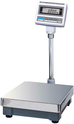 Напольные весы CAS DBII-300, LCD, платформа 600х700 до 300 кг