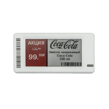 Электронный ценник (ESL) MEFERI LABEL, 1.3'', белый, MEC4S13AW