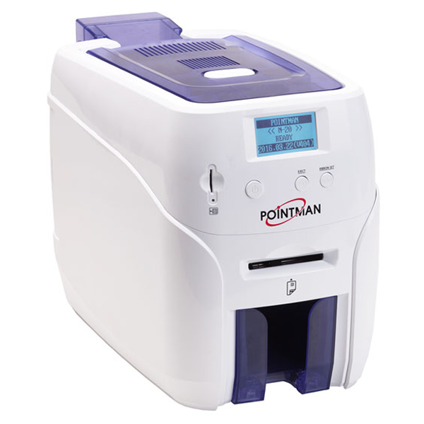 Принтер пластиковых карт, односторонний Pointman Nuvia N20, 300 dpi, USB, Ethernet N12-0001-00-S