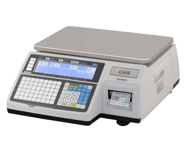 Торговые весы с печатью этикеток CAS CL3000-30B Ethernet, RS-232, USB, наибольший предел взвешивания (НПВ) 30/15 кг., дискретность 5/2, г.