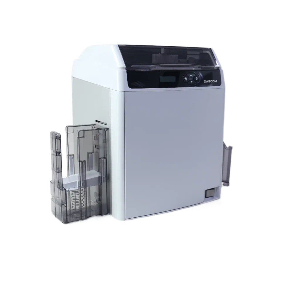Принтер пластиковых карт Dascom DC-7600, двусторонняя ретрансферная печать, 600 dpi, USB, USB2, Ethernet, Mifare кодировщик 28.896.0310