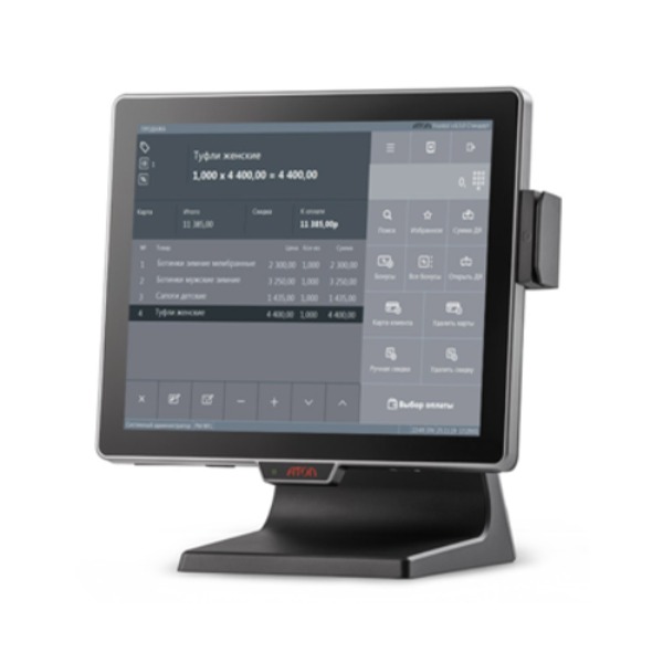 Сенсорный терминал АТОЛ JAZZ 15 Lite V2, 15" PCAP, Intel N100, SSD 128Гб, RAM 8Гб, без MSR, без ОС 63458