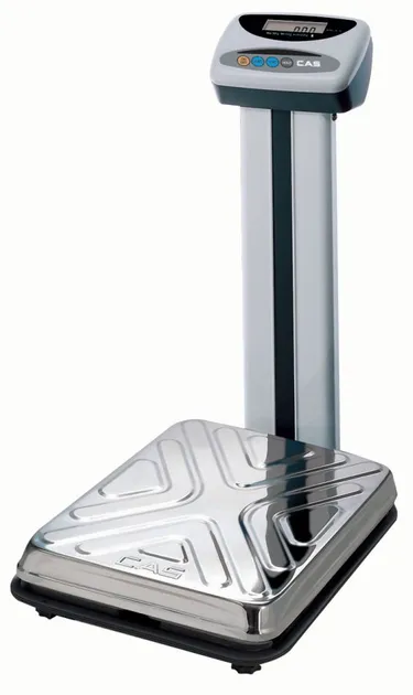 Весы торговые напольные CAS DL-200 RS-232, наибольший предел взвешивания (НПВ) 200 кг., дискретность 100 г.