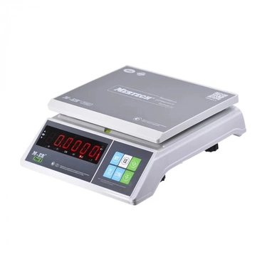 Фасовочные настольные весы с двойным дисплеем M-ER 326 AFU-6.01 "Cube" LED, предел взвешивания (НПВ) 6 кг., дискретность 0.1 г. 3754