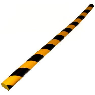 Самоклеящийся полиуретановый защитный амортизатор Brady, модель С, желтый-черный, 1 м gws225018