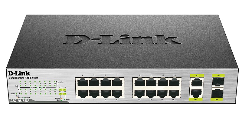 Коммутатор D-Link DES-1018MP