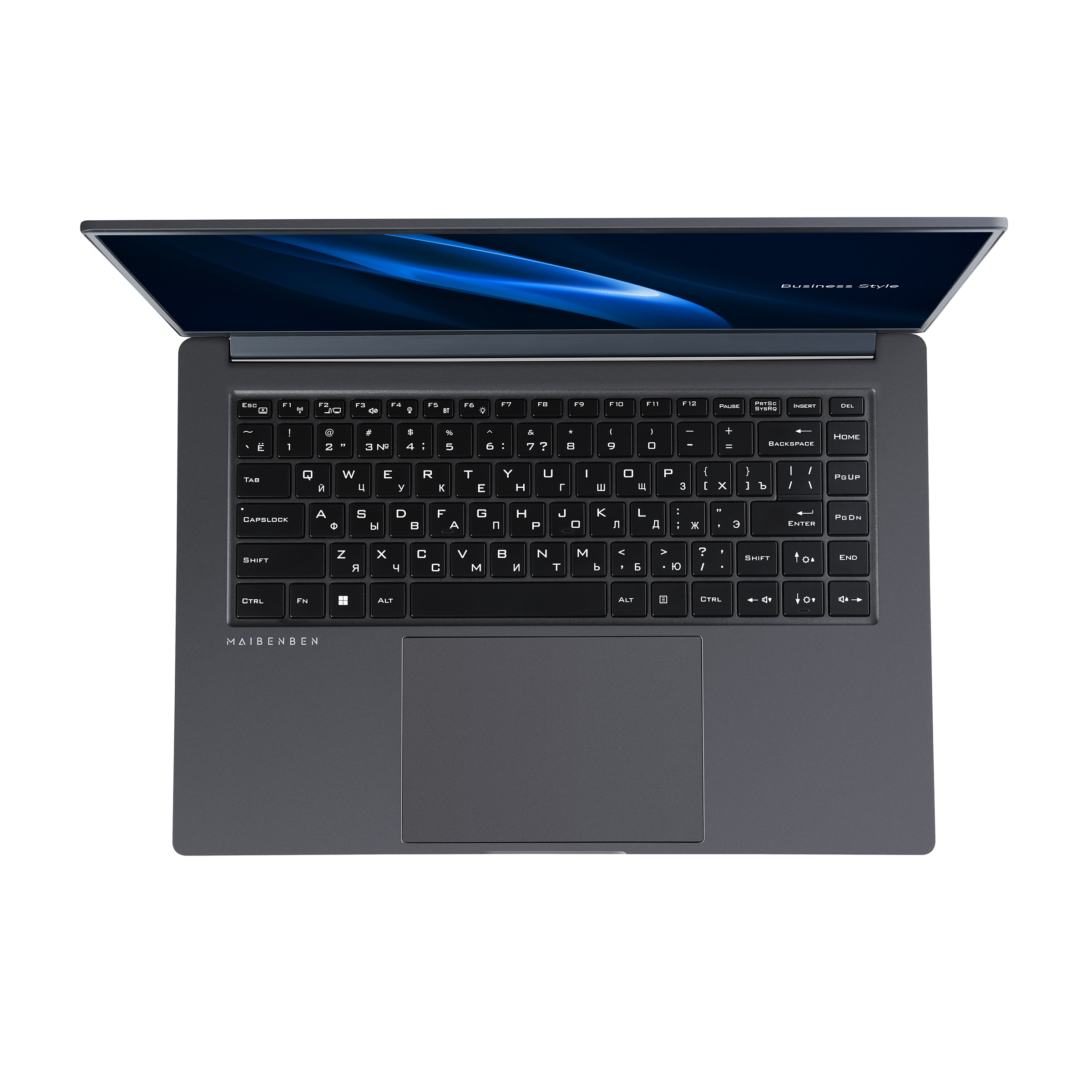 Ноутбук Maibenben B516A B516A-i521UMFQSPGRE2 16", IPS, Intel Core i5 12450H 2.0Ггц, 16ГБ RAM, 512ГБ SSD, Intel UHD Graphics, Win 11 Pro