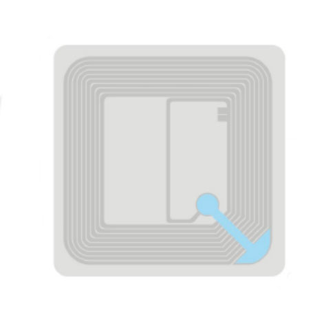 NFC метка-наклейка ISBC HF (ISO15693) 50x50 мм, бумажная с чипом iCode SLIX 100-9146