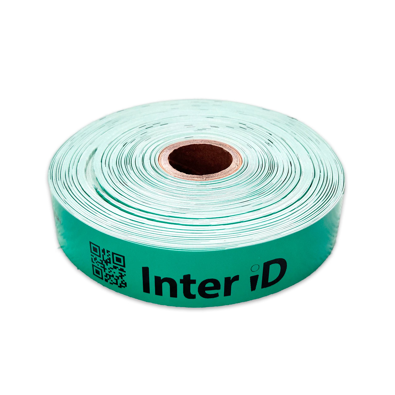 Браслет пластиковый для термопечати 279мм*25мм, 200шт./р., цвет зеленый, вт. 25