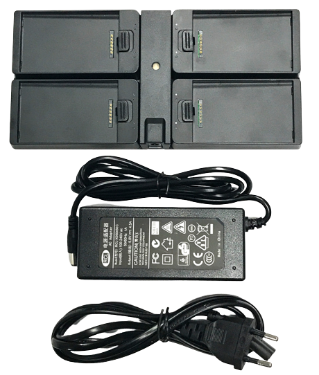 Зарядное устройство на 4 аккумулятора для GP-C5000 C5000-akb