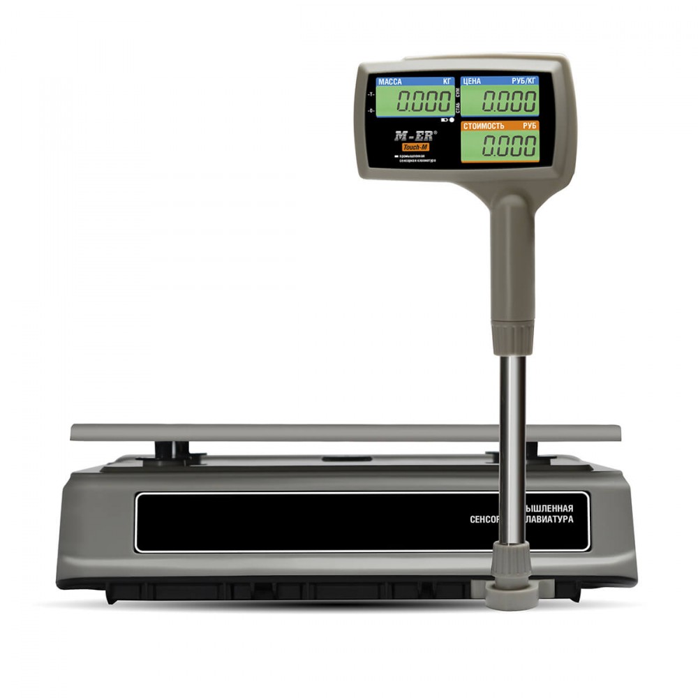 Торговые настольные весы M-ER 328 ACPX-15.2 Touch-m LCD RS232 и USB