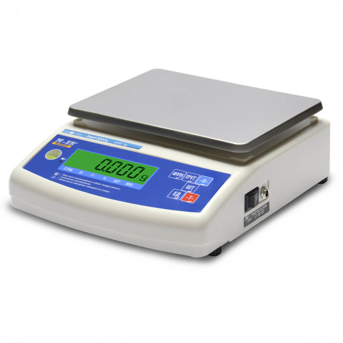 Лабораторные весы Mertech M-ER 122 АCF-3000.1 "ACCURATE", LСD, предел взвешивания (НПВ) 3 кг., дискретность 0,1 г. 3007