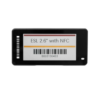 Электронный ценник (ESL) MEFERI LABEL,  2.66'', чёрный, тонкий корпус, MEC4S266BB