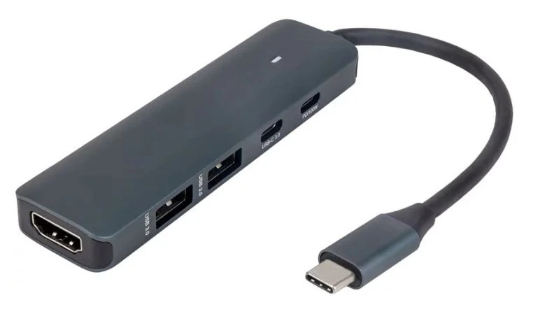 Док-станция HIPER USB-C HUB 5in1 HP-DS5-03