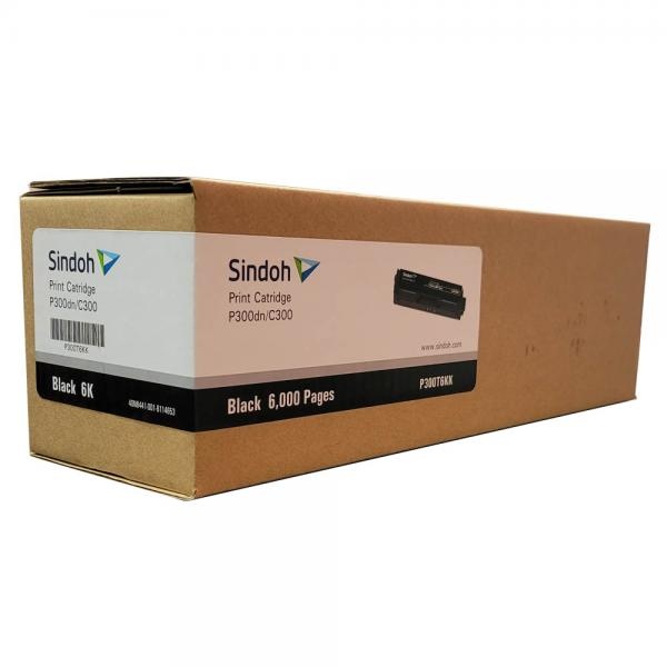 Картридж лазерный черный для цветных устройств Sindoh P300dn/C300 P300T6KK-W