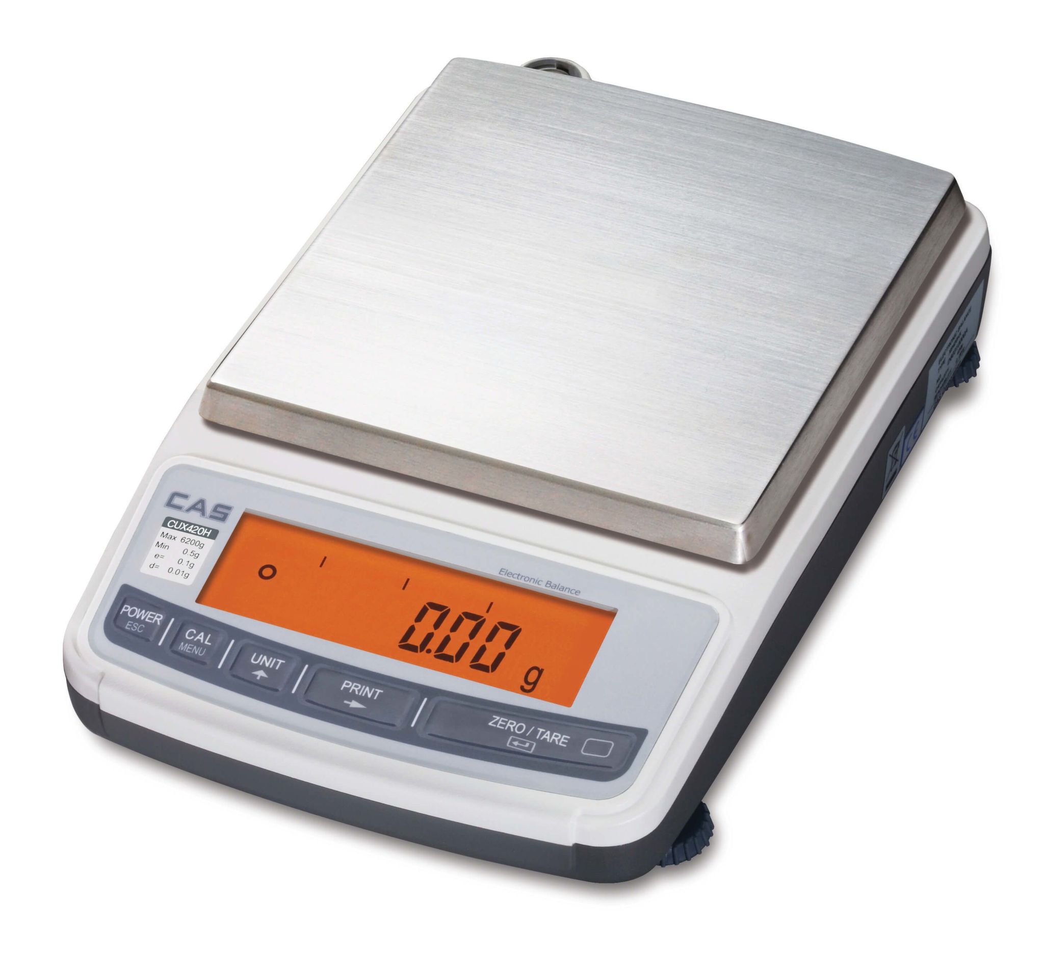 Лабораторные весы CAS CUX-4200H RS-232 наибольший предел взвешивания (НПВ) 4,2 кг., дискретность 0,01 г.