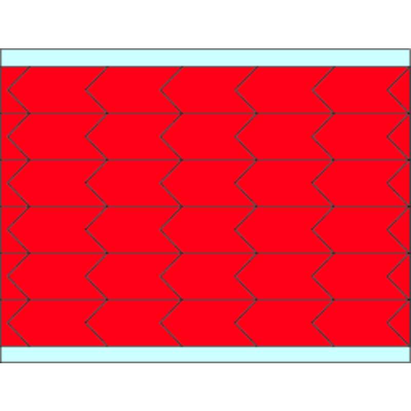 Этикетки Brady DIA-250-RD-PK, материал В-500, красная матовая виниловая ткань, размер 6.35х3.175мм, 14100 шт. в упак. brd149402