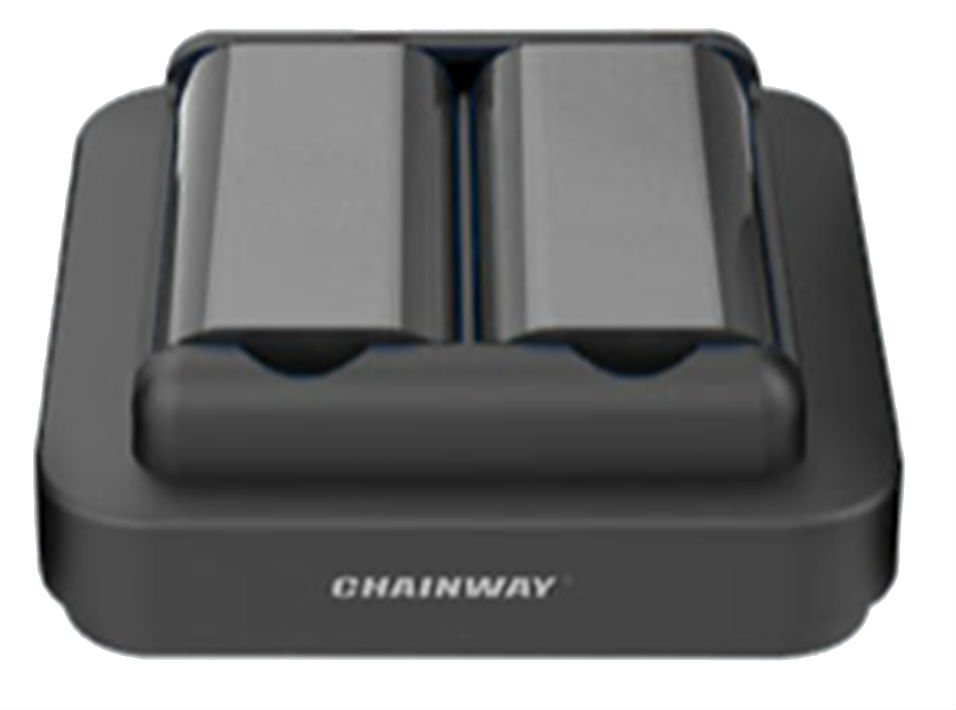 Зарядное устройство на 2 аккумулятора пистолетной рукоятки для ТСД Chainway С66 CRD-C66-PBC