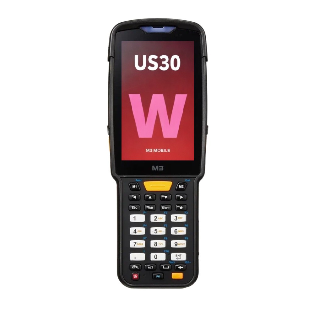 Терминал сбора данных M3 Mobile US30W, Android 13, Zebra SE4770, 6700 мАч, 4 ГБ / 64 ГБ, US300D-T2CWRE-HF
