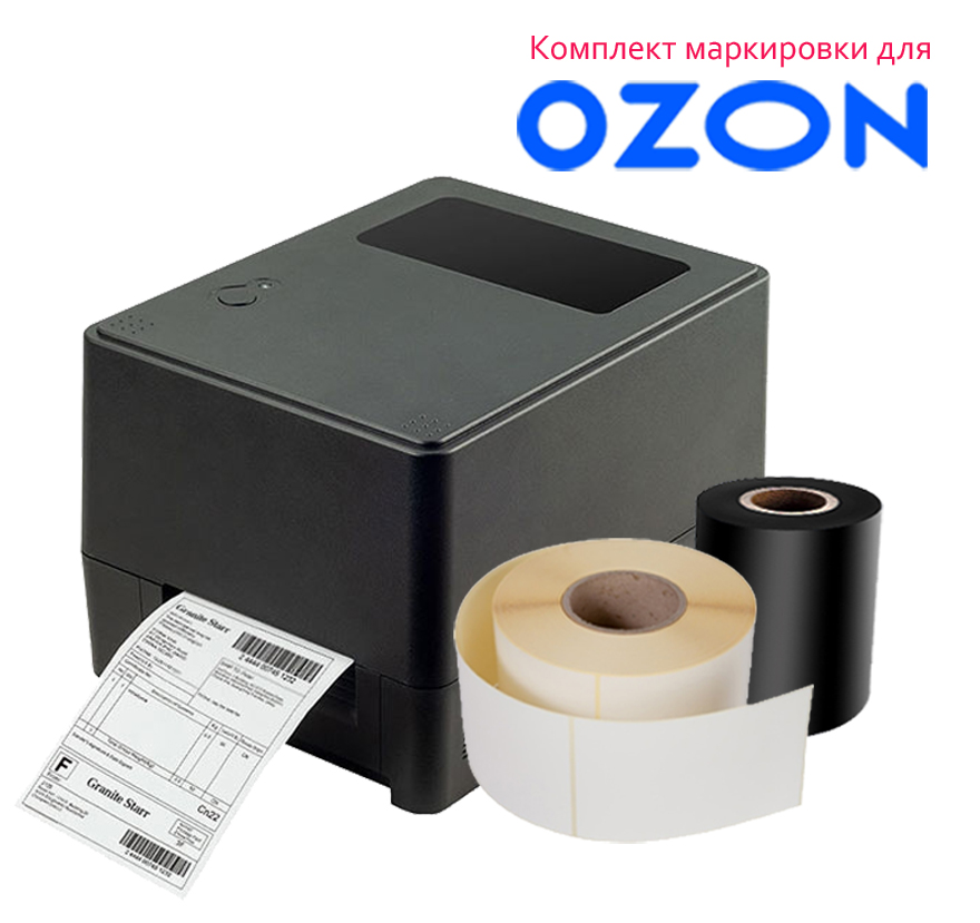 Принтер этикеток BSmart BS460T, 203 dpi, USB INOZ460T (для маркировки Озон)