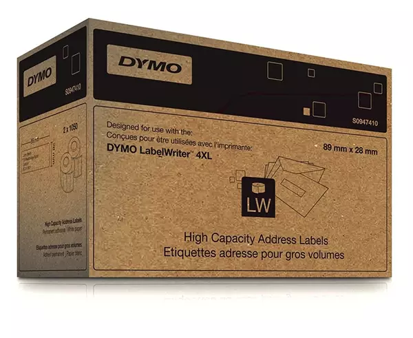 Адресные этикетки Dymo 89 x 28мм (только для LW4XL) 1050 шт/рул. 2 рулона S0947410