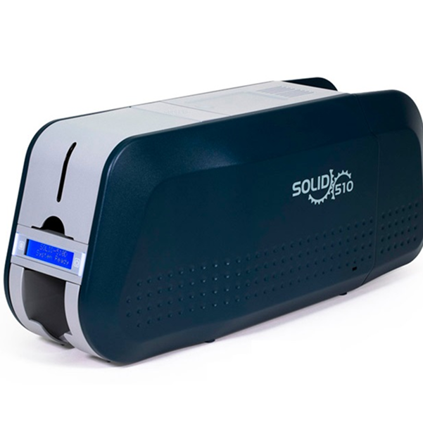 Принтер пластиковых карт Advent SOLID-510D-E двусторонний, 300 dpi, USB, Ethernet с кодировщиком  контактных смарт-карт (встраиваемый) Gemalto, ASOL5D-E CCE