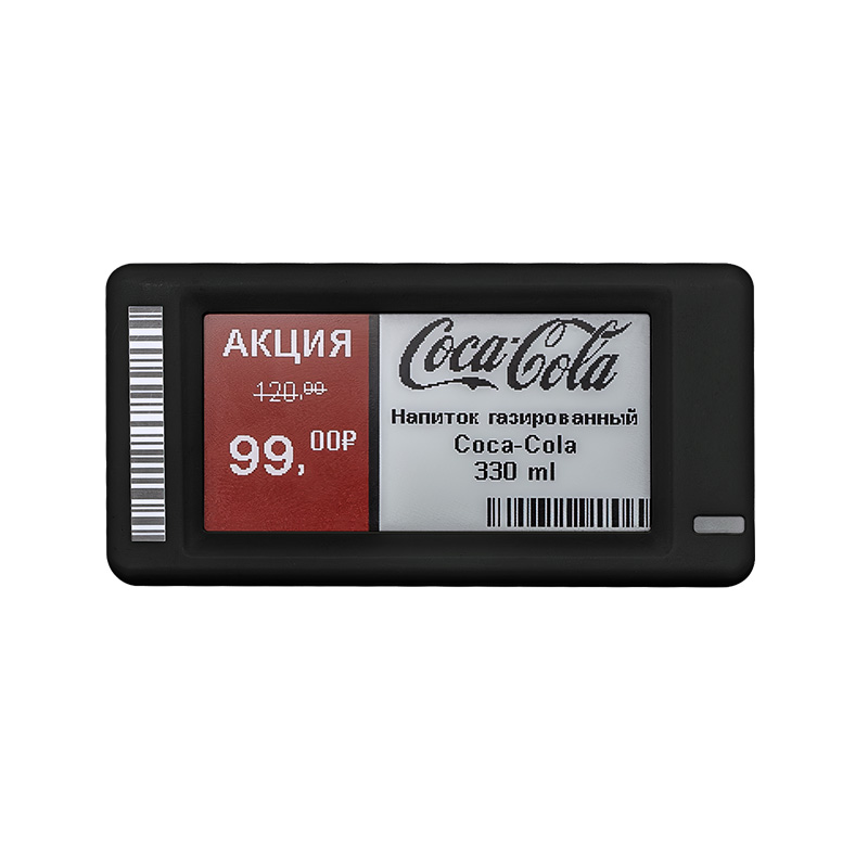 Электронный ценник (ESL) MEFERI LABEL, 1.3'', чёрный, MEC4S13AB