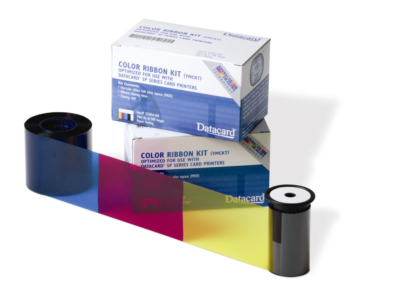 Полноцветная полупанельная лента YMCKT GO GREEN, 650 отпечатков для принтера Datacard SD260, SD360, SP75 PLus 534000-004