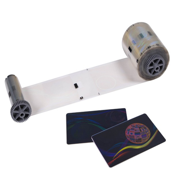 Голографическая ламинационная лента, 500 карт, дизайн заказчика ASOL8-HPF-1.00-CD