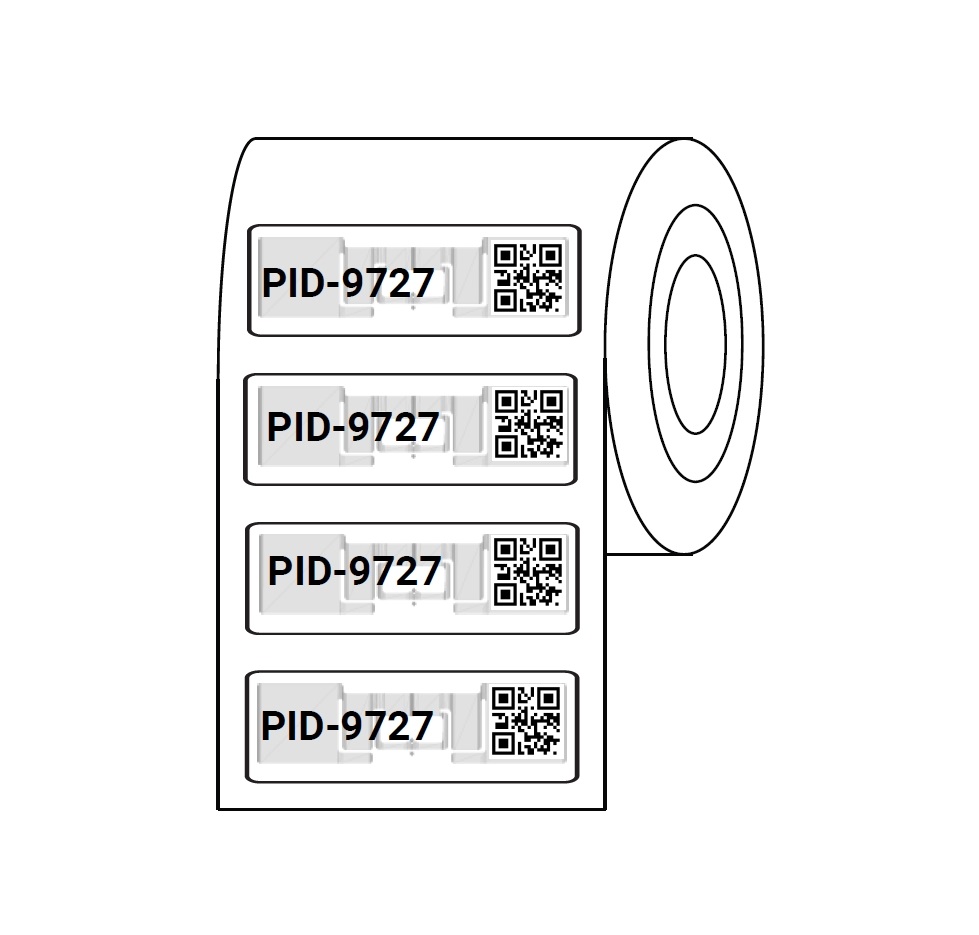 RFID метка Perfect ID Impinj Monza M730, 97,0 х 27,0 мм PID-9727