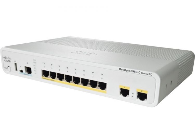 Коммутатор Cisco WS-C2960CPD-8PT-L