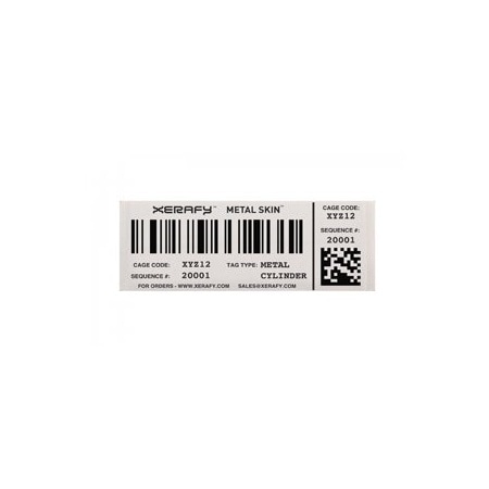 RFID метка Xerafy Mercury Metal Skin Label X50A0-GL100-M4