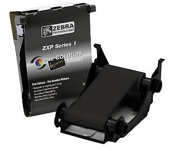 Черная монохромная лента для принтера Zebra ZXP1 1000 отпечатков 800011-101
