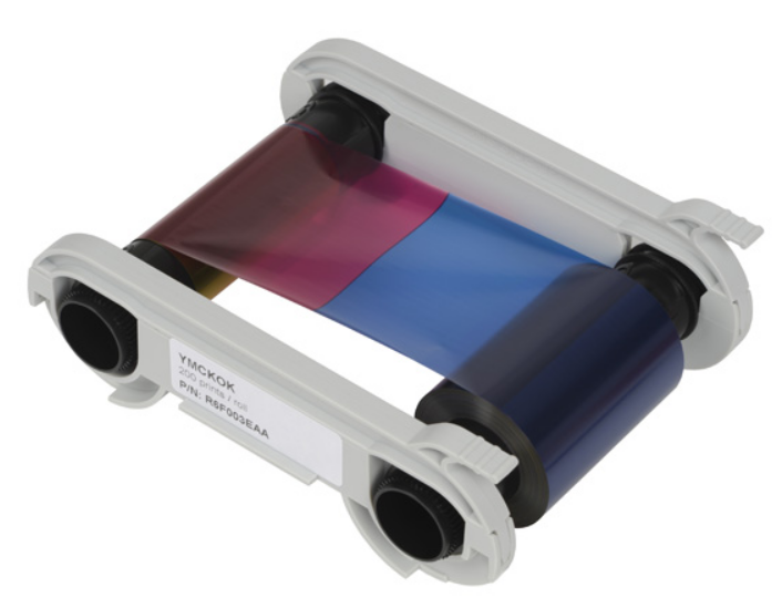 Полноцветная 6-панельная лента для двусторонней печати Evolis YMCKO+K R6F003EAA