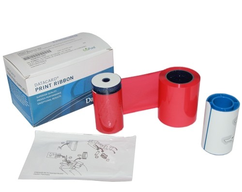 Монохромная лента красного цвета 1500 отпечатков для принтера Sigma DS1, DS2, DS3 525900-005