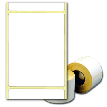 Термотрансферные 75х120 мм, полуглянец, 500 шт/р, диаметр втулки 40 мм (1,5 дюйма)