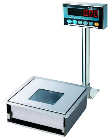 Товарные весы CAS PDS-II-15S RS-232, предел взвешивания (НПВ) 15 кг., дискретность 5 г.