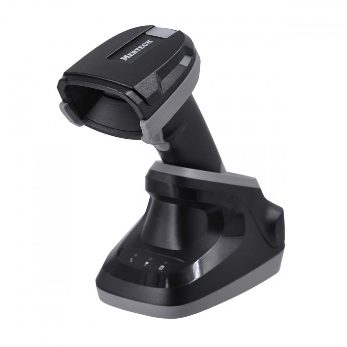 Беспроводной сканер штрих-кода Mertech CL-2410 BLE Dongle P2D USB черный, зарядно-коммуникационная подставка 4886