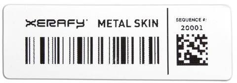 RFID метка Xerafy Platinum Metal Skin Label X50A1-EU100-H4