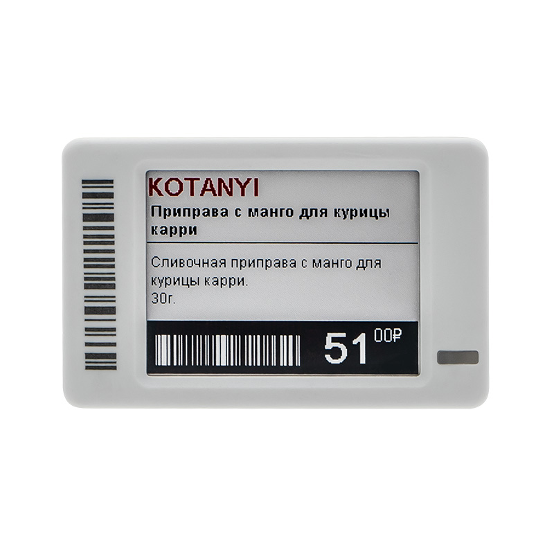 Электронный ценник (ESL) MEFERI LABEL, 1.8'', белый, MEC4S18AW