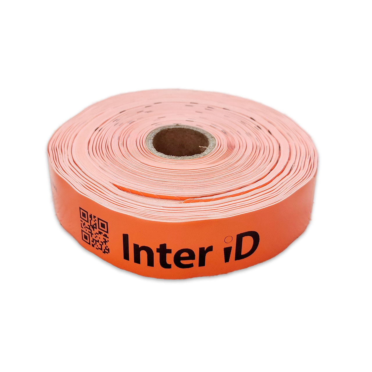 Браслет пластиковый для термопечати 279мм*25мм, 200шт./р., цвет оранжевый, вт. 25