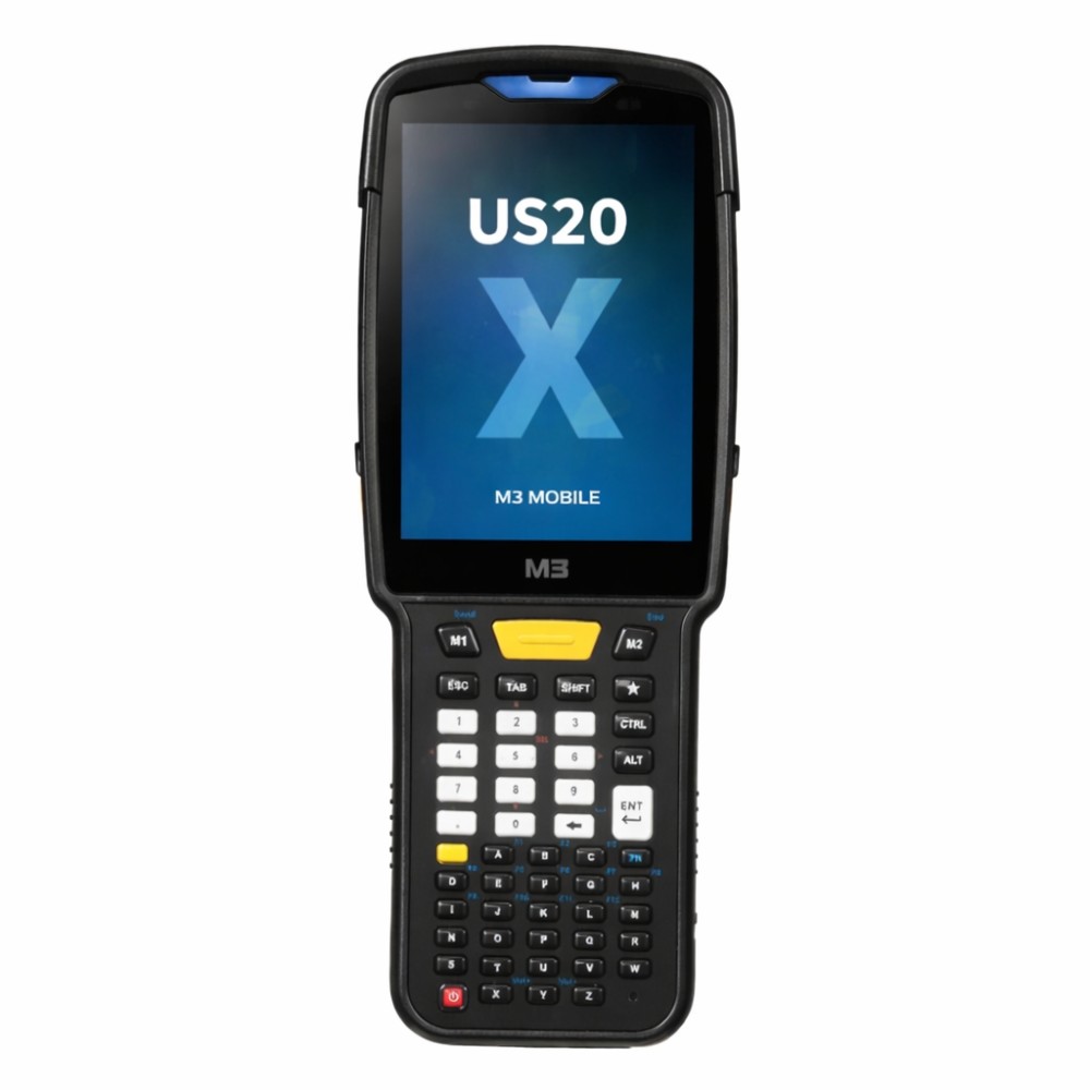 Терминал сбора данных M3 Mobile US20X, Android 10, Zebra SE4770, 4 ГБ / 64 ГБ, Qualcomm Snapdragon SDA660, 2,2 ГГц, восемь ядер, 6700 мАч, S20X4C-Q9CWEE-HF